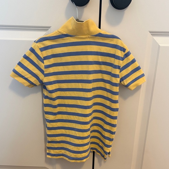 Polo by Ralph Lauren Yellow and Blue Striped Polo - Picture 3 of 4
